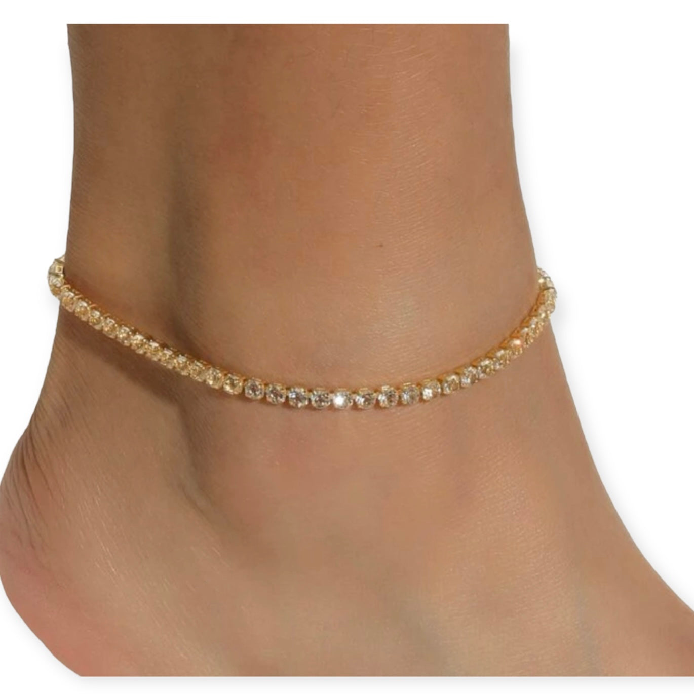 Rhinestone Anklet